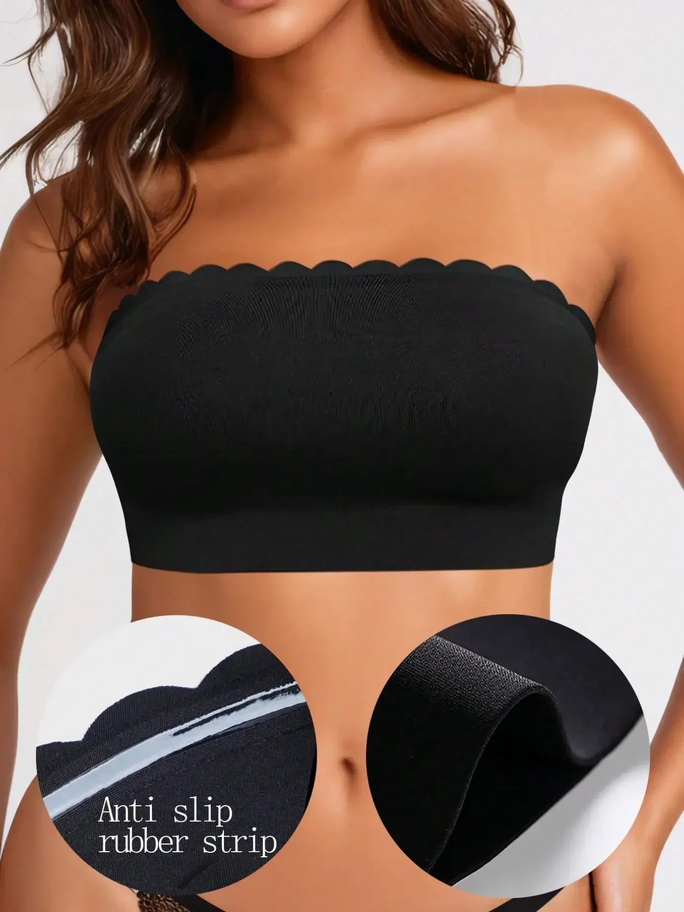 Bralette Wireless Soft - حمالة صدر نسائية بدون أشرطة، حمالة