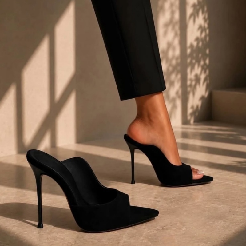 أحذية MKKHOU النسائية الأنيقة  - مراجعة Slip Dress Satin وسعره