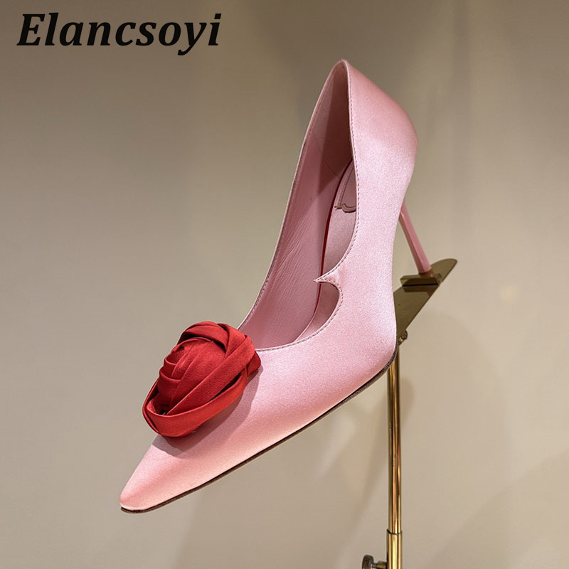 أحذية نسائية بكعب عالٍ مزينة ب - مراجعة Slip Dress Satin وسعره